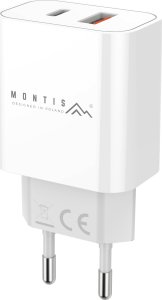 Ładowarka Montis MT123 1x USB-A 1x USB-C 3 A (5901811406638) 2