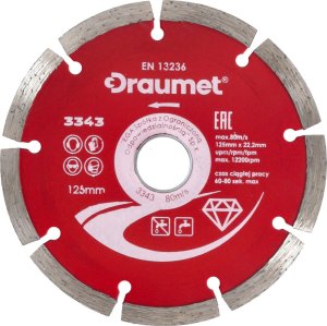 DRAUMET DRAUMET Tarcza diamentowa segmentowa 115 x 2,5 one size 1