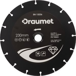 DRAUMET DRAUMET Tarcza diamentowa uniwersalna 230 x 22,23 x 2,1 one size 1