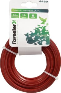Forester FORESTER Żyłka do koszenia DUAL - kwadrat 2,6 15 one size 4