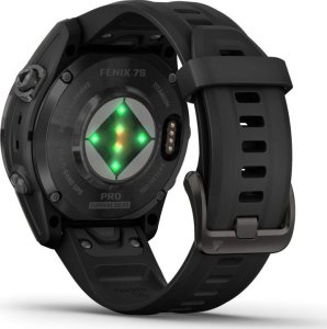 Zegarek sportowy Garmin Garmin fēnix® 7S Pro Sapphire Solar Carbon Grey DLC Titanium/Black 42mm 6