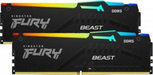 Pamięć Kingston Fury Beast RGB, DDR5, 16 GB, 6000MHz, CL30 (KF560C30BBEAK2-16) 2