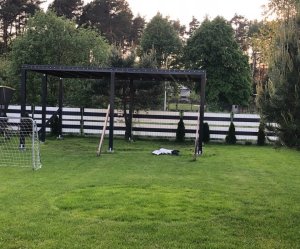 Linarem SiatkiSieci TAŚMA TAŚMA OGRODZENIOWA PREMIUM 1200g CZARNA DO OGRODZENIA PANELOWEGO 19cmx26mPREMIUM 1200g ZIELONA DO OGRODZENIA PANELOWEGO 19cmx26m 3