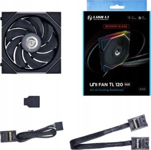 Wentylator Lian Li Uni Fan TL Reverse 120mm Czarny (12RTL1B) 3