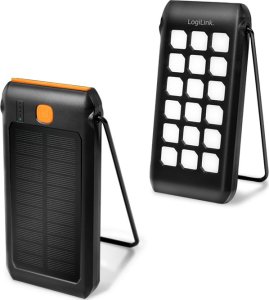 Powerbank LogiLink Solar 10000mAh Czarny 3