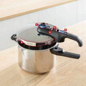 Tefal Zestaw szybkowary indukcyjne Secure Trendy Pressure 4L + 6L P2584301 10