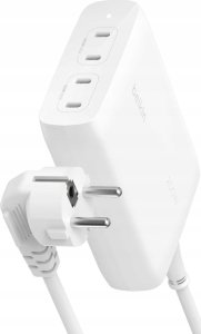 Ładowarka Belkin BELKIN ŁADOWARKA 4X PORT USB-C GAN 200W, BIAŁA 1