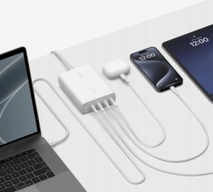 Ładowarka Belkin BELKIN ŁADOWARKA 4X PORT USB-C GAN 200W, BIAŁA 11