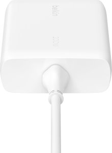 Ładowarka Belkin BELKIN ŁADOWARKA 4X PORT USB-C GAN 200W, BIAŁA 4