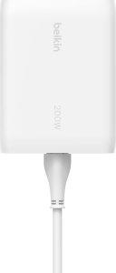 Ładowarka Belkin BELKIN ŁADOWARKA 4X PORT USB-C GAN 200W, BIAŁA 5