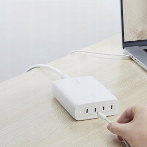 Ładowarka Belkin BELKIN ŁADOWARKA 4X PORT USB-C GAN 200W, BIAŁA 10