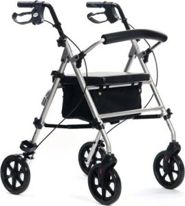 MDH Podpórka czterokołowa aluminiowa ułatwia 12