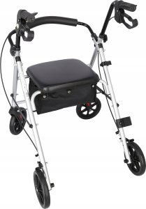 MDH Podpórka czterokołowa aluminiowa ułatwia 4