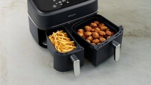 Frytkownica beztłuszczowa Philips Ovi Dual Basket NA351/00 4