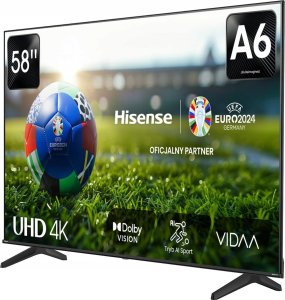 Telewizor Hisense 58A6N LED 58'' 4K Ultra HD VIDAA 3