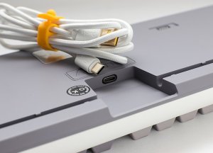 Klawiatura Ducky Ducky One 3 Mist Grey TKL Gaming Tastatur, RGB LED - MX-Silent-Red 5