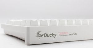 Klawiatura Ducky Ducky Zero 6108 Pure White Wireless Gaming Tastatur - MX2A Red (US) 3