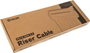 Kolink PCIe 5.0 Riser Cable, 180 Degrees, x16 - Czarny, 300mm 2