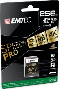 Karta Emtec Emtec SD 256GB UHS-I U3 V30 SpeedIN Pro 2