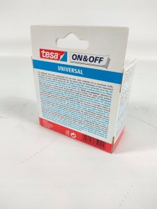 Tesa tesa ON&OFF Universal Klettband schwarz 2,5m 20mm 6