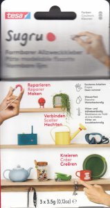 Tesa tesa Sugru formbarer Allzweckkleber 3er Grau 2