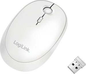 Mysz LogiLink LogiLink Maus Funk & Bluetooth,2.4GHz,800/1200/1600dpi,weiß 1