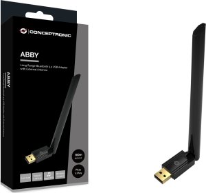 Adapter bluetooth Conceptronic v5.3 USB dalekiego zasięgu, antena zewnętrzna (ABBY17B) 2