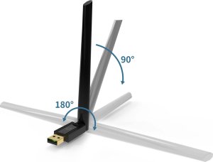 Adapter bluetooth Conceptronic v5.3 USB dalekiego zasięgu, antena zewnętrzna (ABBY17B) 4
