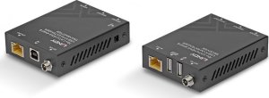 System przekazu sygnału AV Lindy LINDY 70m Cat.6 HDMI 4K60, USB & Audio KVM Extender 2