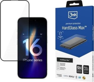 3MK 3mk HardGlass Max - Szkło hartowane do iPhone 16 Pro (Czarny) 2