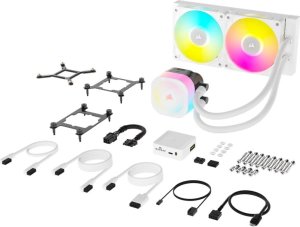 Chłodzenie wodne Corsair iCUE LINK Titan 240 RX RGB Biały (CW-9061020-WW) 4