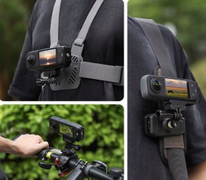 SunnyLife Uchwyt Szyna Ramka Klatka Poziom Pion Gwint 1/4"" Gopro Do Insta360 X4 / X 4 / X4-zj826-d 10