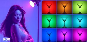 Ulanzi Lampa Led Rgb Gwint 1/4"" Studyjna Filmowa Oświetlenie Ciągłe Studio 2500-6500k Ulanzi / L024 / 40w 8