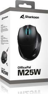 Mysz Sharkoon Sharkoon OfficePal M25W, mouse (black) 8