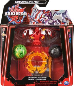 Figurka Spin Master Bakugan 2023 Starter Pack with 3 Bakugan, skill game (incl. 1 Special Attack Dragonoid, 2 Core Balls (Nillious and Hammerhead)) 7