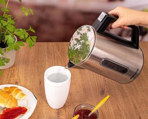 Czajnik Rommelsbacher Rommelsbacher Sunny WK 3000 kettle (stainless steel/black, 3,000 watts, 1.7 liters) 5