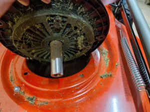 Kosiarka akumulatorowa Einhell Einhell Professional cordless lawn mower GP-CM 36/52 S Li BL, 36Volt (2x18Volt) (red/black, 4x Li-ion battery 5.2Ah, with rear-wheel drive Vario Speed) 7