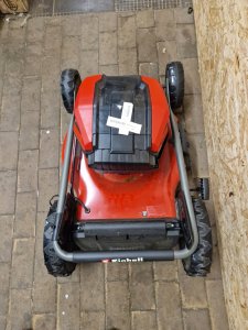 Kosiarka akumulatorowa Einhell Einhell Professional cordless lawn mower GP-CM 36/52 S Li BL, 36Volt (2x18Volt) (red/black, 4x Li-ion battery 5.2Ah, with rear-wheel drive Vario Speed) 8