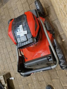 Kosiarka akumulatorowa Einhell Einhell Professional cordless lawn mower GP-CM 36/52 S Li BL, 36Volt (2x18Volt) (red/black, 4x Li-ion battery 5.2Ah, with rear-wheel drive Vario Speed) 9