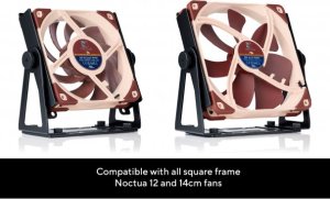 Noctua Noctua multi-purpose fan mount NV-FM1, pivoting (black (matt), 360° swivel) 1