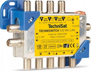 System przekazu sygnału AV TechniSat TechniSat TechniSwitch 5/8 mini LAN, multi-switch (yellow/silver) 2