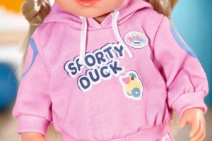 Zapf ZAPF Creation BABY born Kindergarten Sport Outfit 36cm, doll accessories (hoody and pants, including gymnastics mat) 4