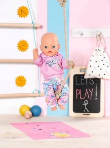 Zapf ZAPF Creation BABY born Kindergarten Sport Outfit 36cm, doll accessories (hoody and pants, including gymnastics mat) 7