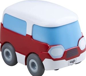 Haba HABA Kullerbü - Red Bus, toy vehicle (white/anthracite) 1