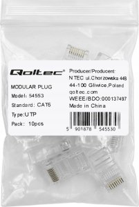 Qoltec Wtyk RJ45 10 szt. 2