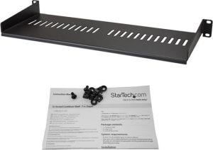 StarTech Półka 19" 1U Czarna (CABSHELF1U7V) 4