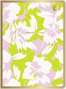 Interdruk Zeszyt A5 80 kartki linia M 70g Metalic Floral mix cena za 1 szt 2