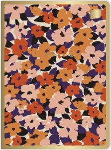 Interdruk Zeszyt A5 80 kartki linia M 70g Metalic Floral mix cena za 1 szt 3