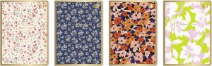 Interdruk Zeszyt A5 80 kartki linia M 70g Metalic Floral mix cena za 1 szt 6