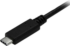 Kabel USB StarTech USB-A - USB-C 1 m Czarny (USB315AC1M) 2